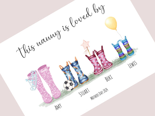 Personalised Mother’s Day Gifts – Special Print for Grandma