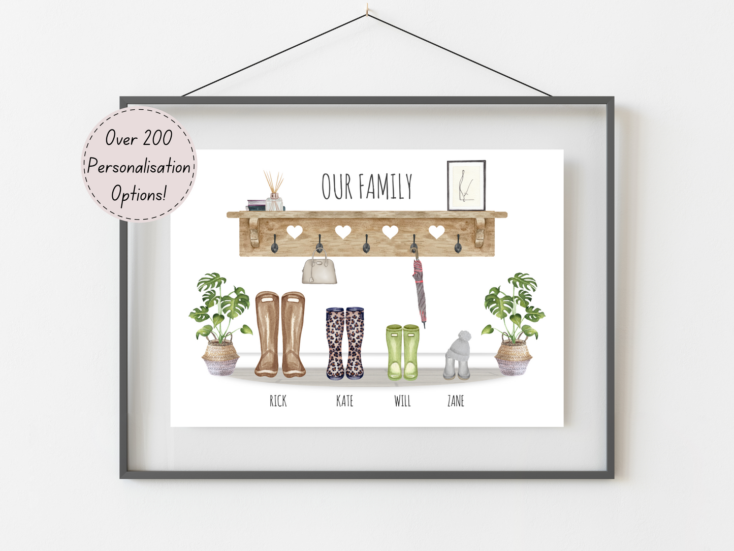 Custom Welly Print – Thoughtful Gifts for Family & Home