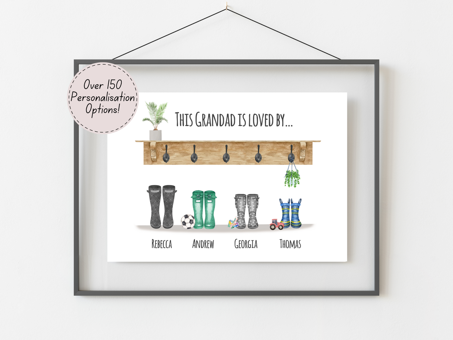 Grandad Gifts – Custom Print Keepsake