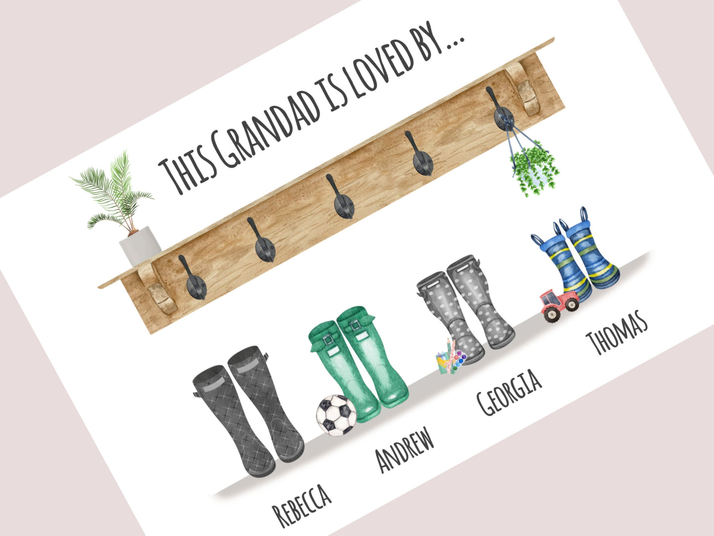 Grandad Gifts – Custom Print Keepsake