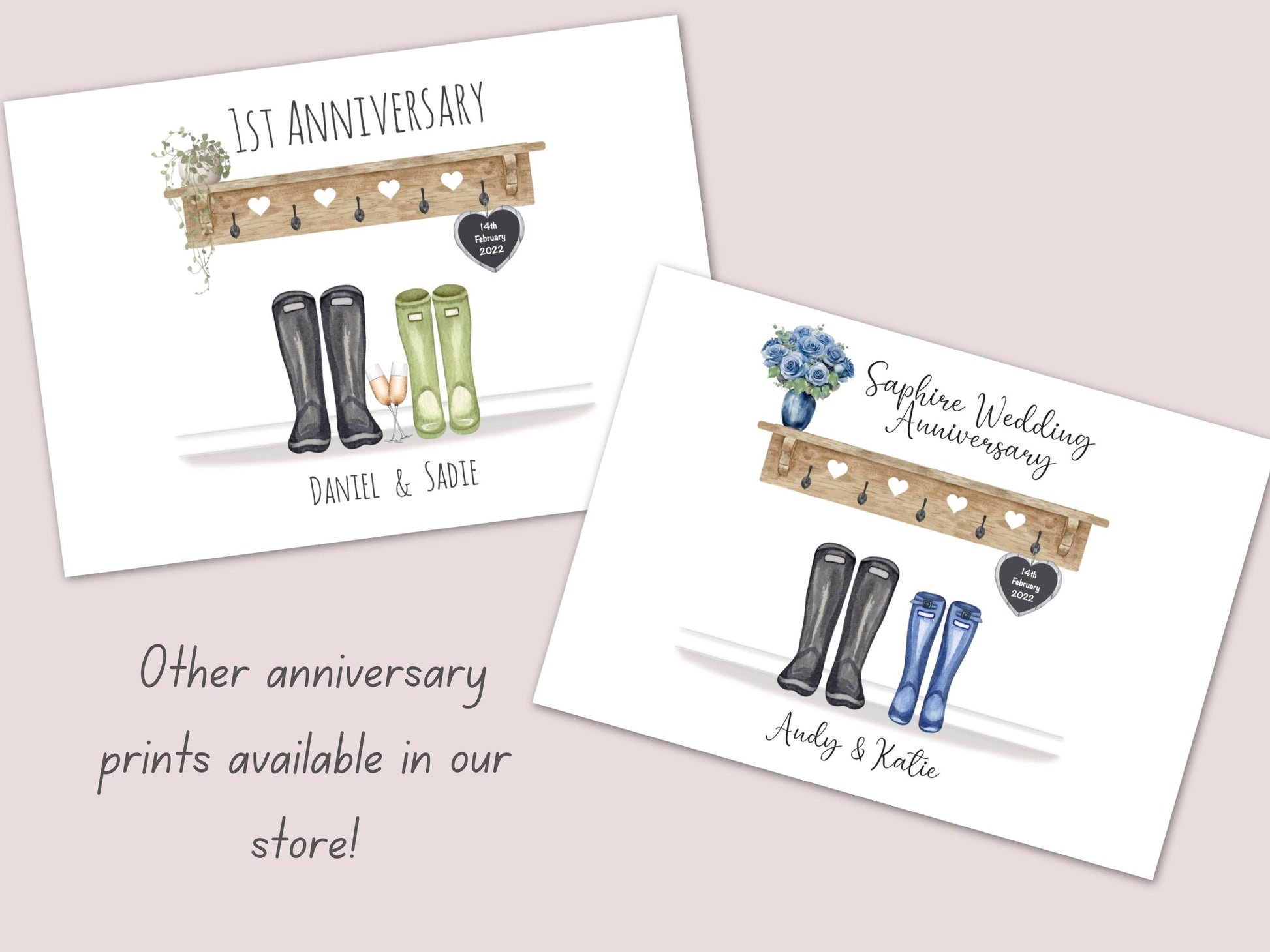 11th Anniversary Gift, Personalised Steel Wedding Anniversary Print, 11 Year Anniversary Gift, A4, A5, Digital PDF