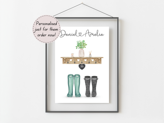 A Personalised Couples Gift for the Home
